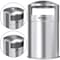 Hls Commercial 50 gal Round Outdoor Can, Silver, Open Top, Stainless Steel, 21.7 in HLS50DSO - alternate 4